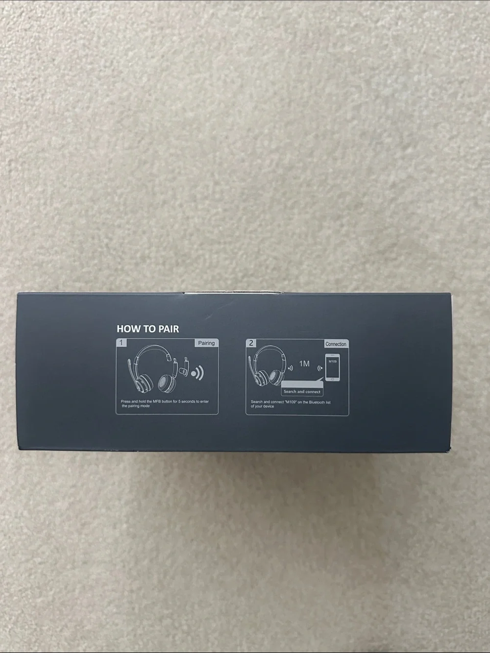 M109 Single & Dual Wireless Headset - Black